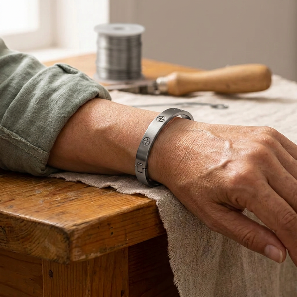 Audrey's Cairn Titanium Bracelet