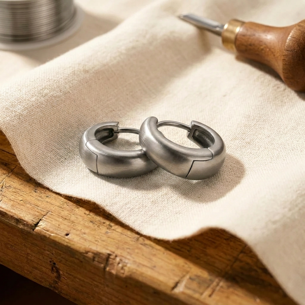 Audrey's Linnet Titanium Hoop Earrings