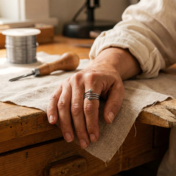 Audrey's Silt Titanium Ring