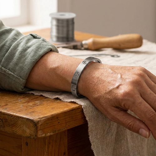 Audrey's Cairn Titanium Bracelet