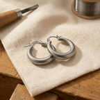 Audrey's Marl Titanium Earrings