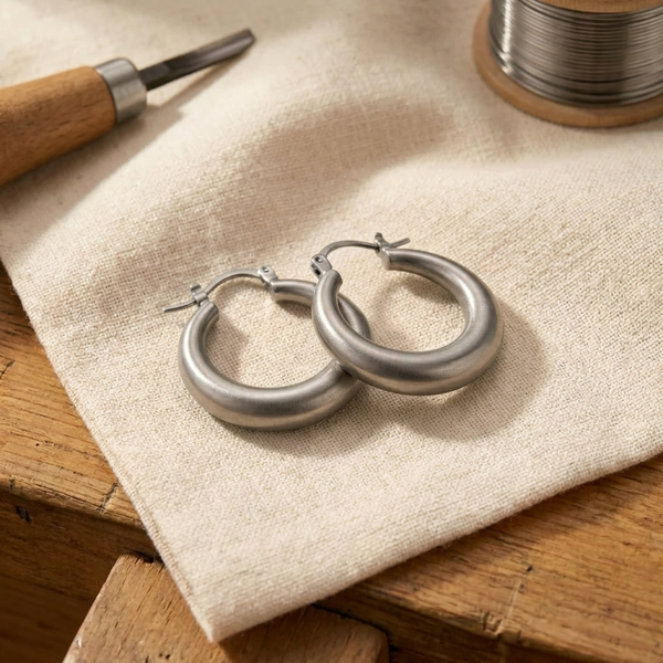 Audrey's Marl Titanium Earrings