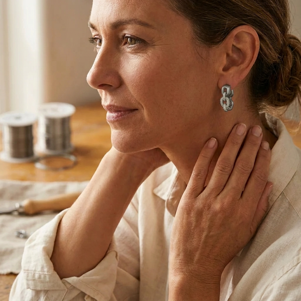 Audrey's Tor Titanium Earrings