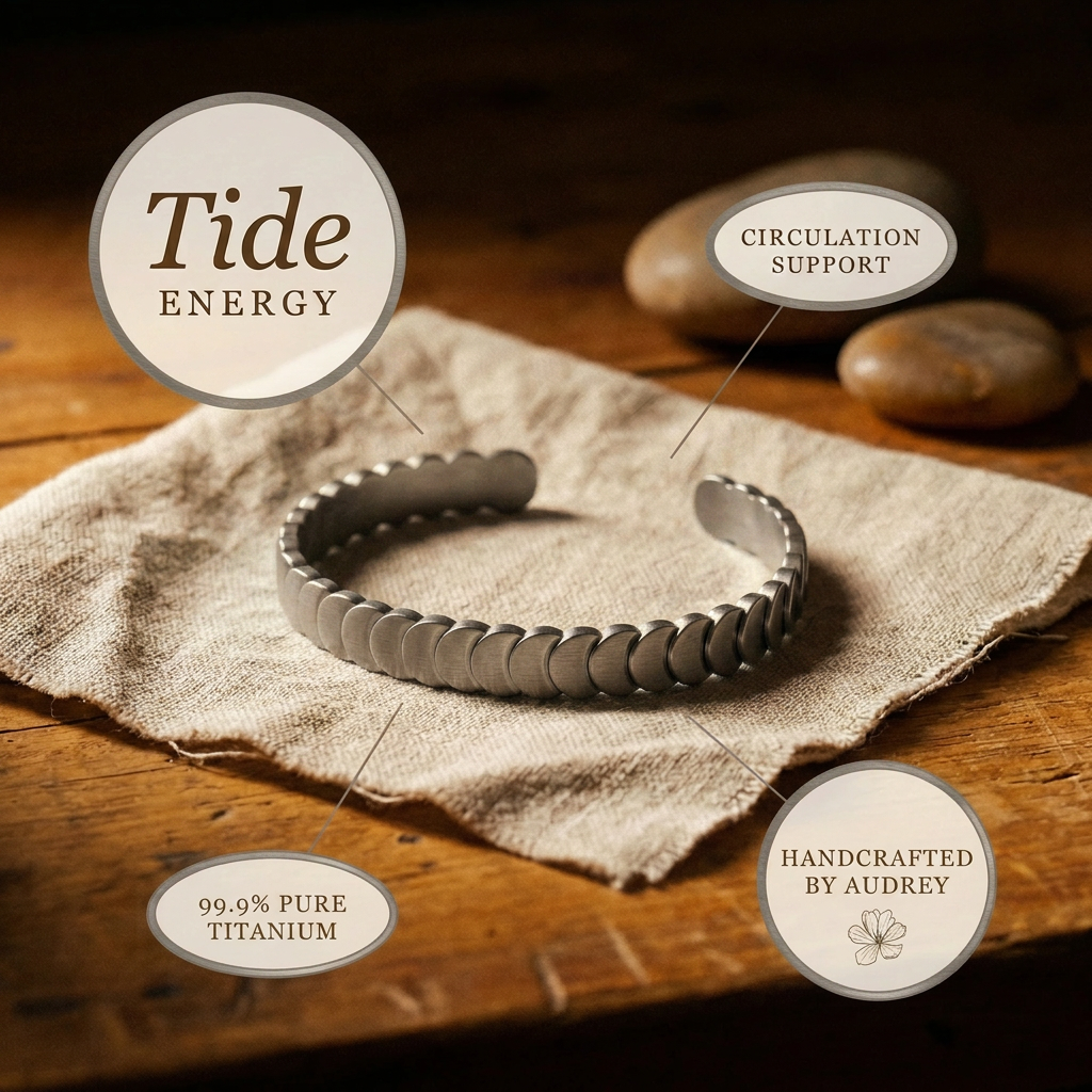 Audrey's Tide Titanium Bracelet