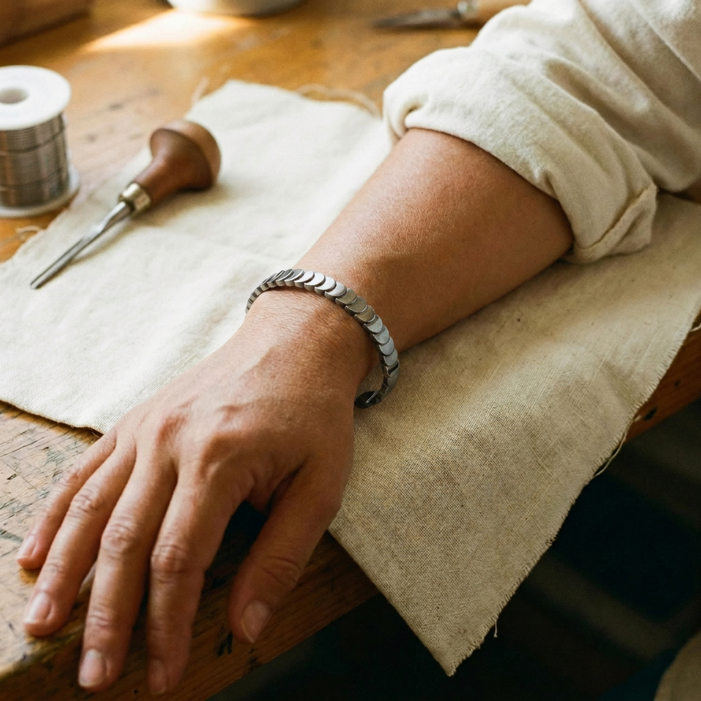 Audrey's Tide Titanium Bracelet
