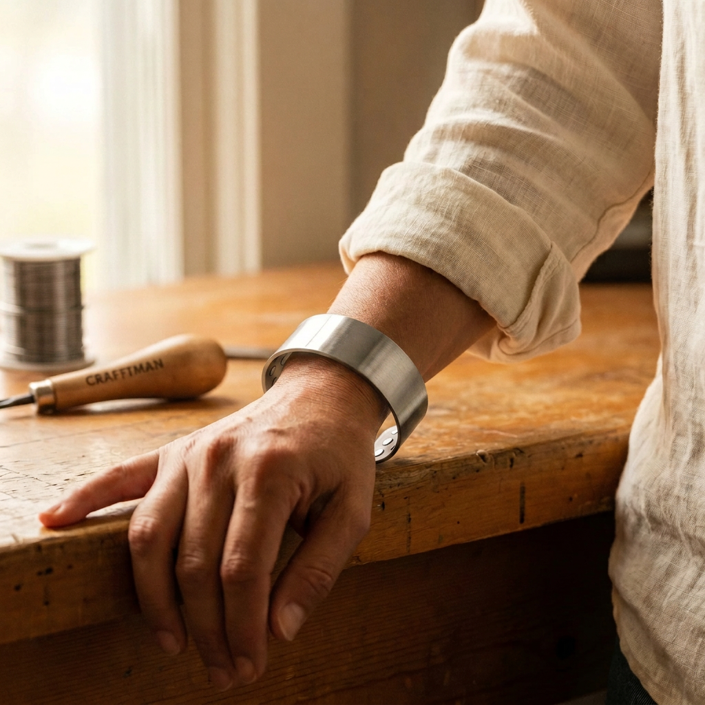 Audrey's Anvil Titanium Bracelet