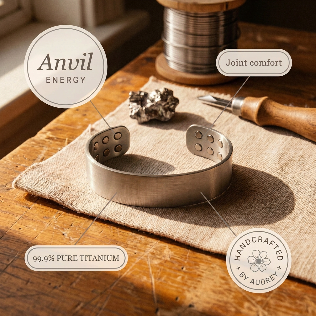 Audrey's Anvil Titanium Bracelet