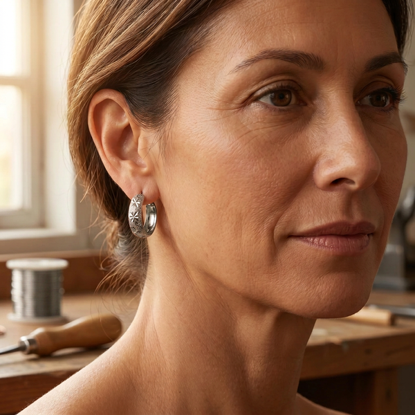 Audrey's Dew Titanium Earrings