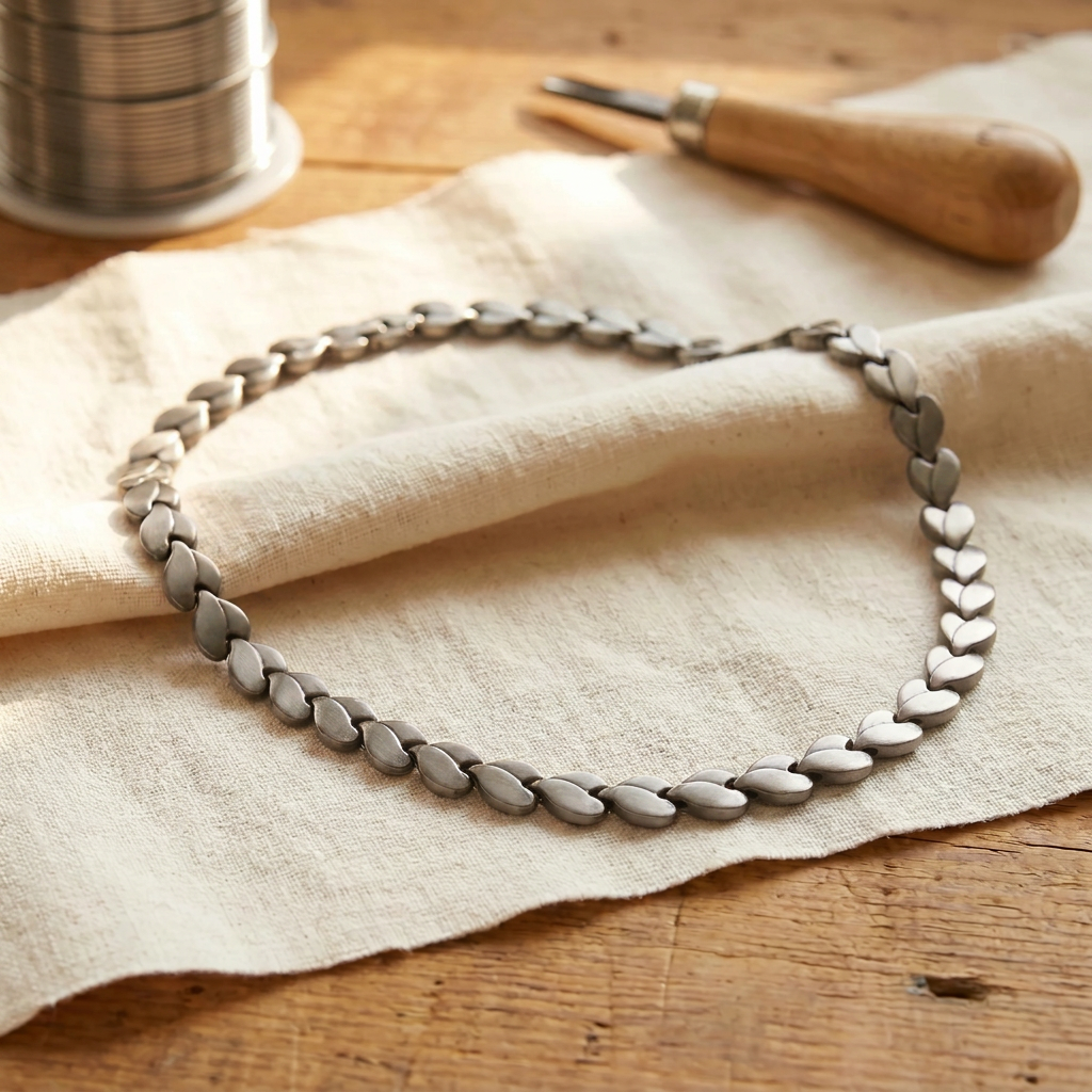 Audrey's Briar Titanium Necklace
