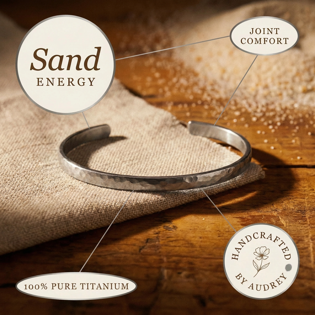 Audrey's Sand Titanium Anklet