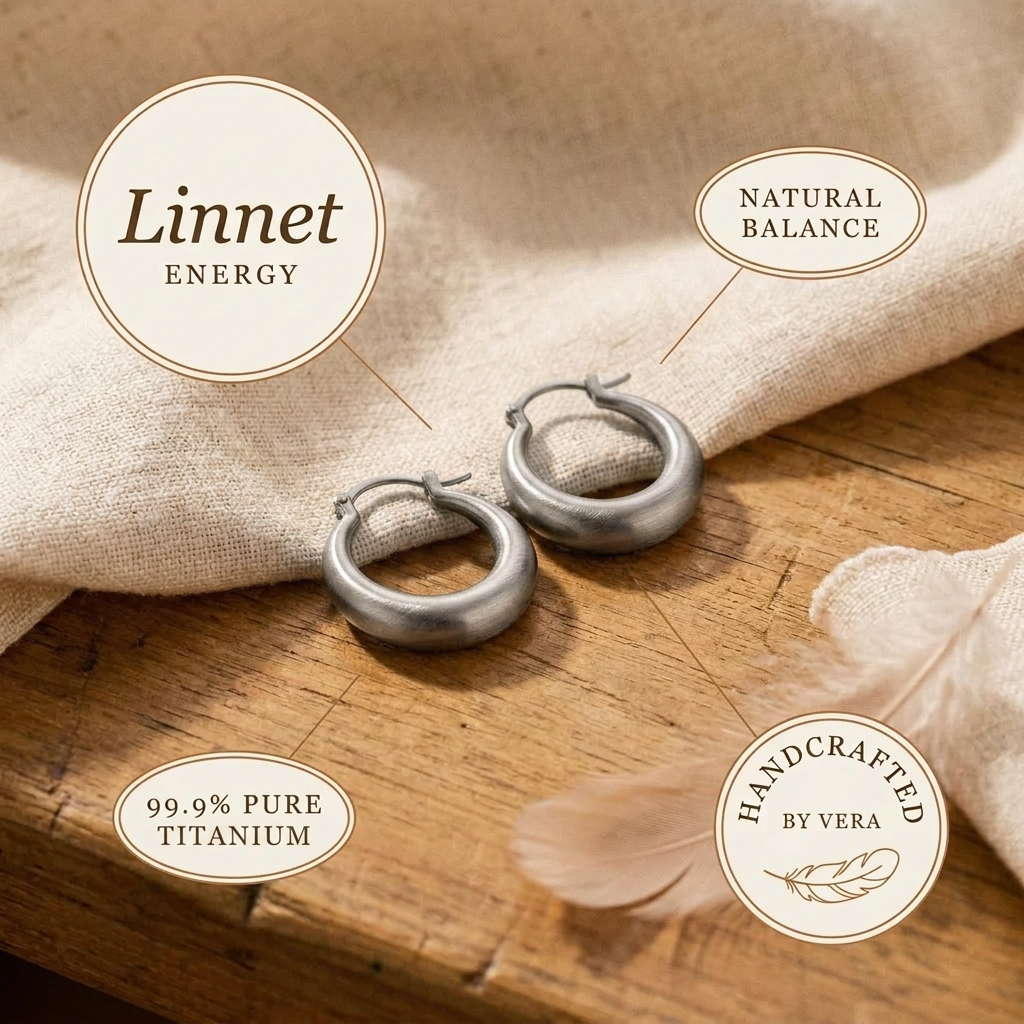 Audrey's Linnet Titanium Hoop Earrings